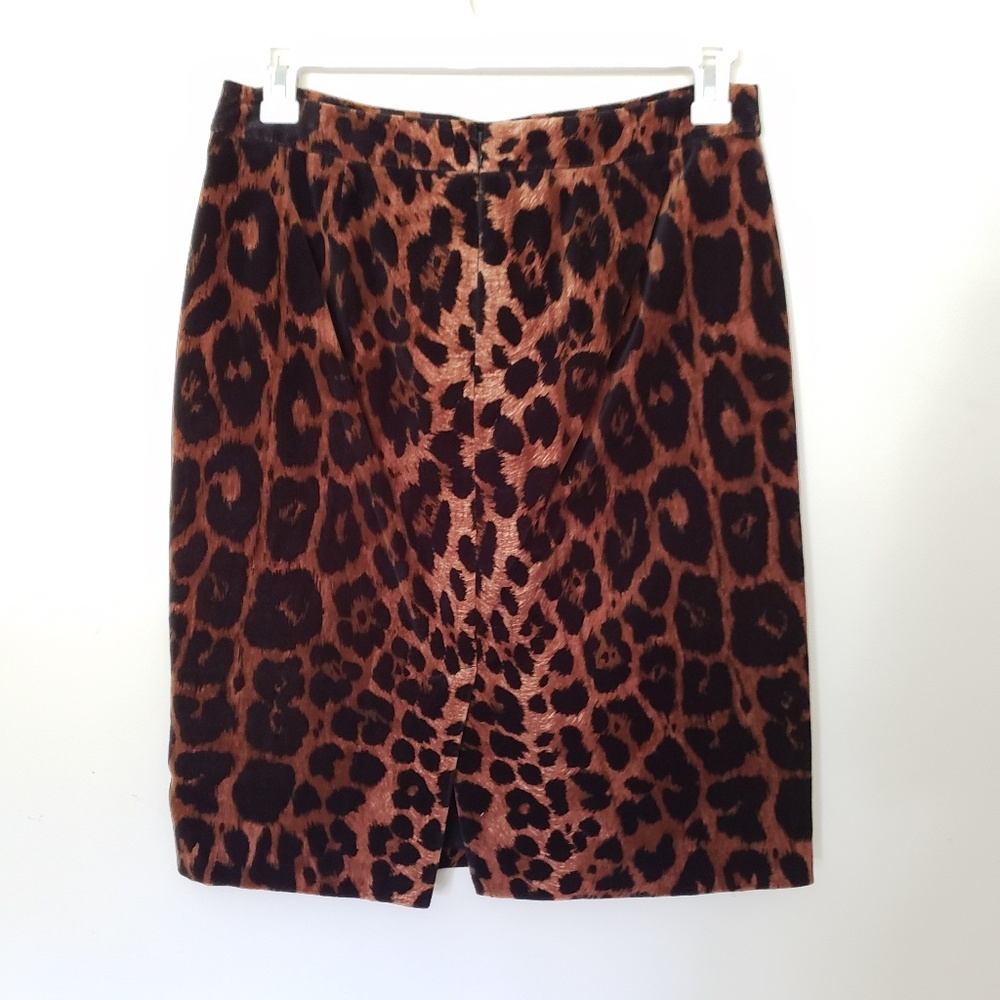Women's Size 8 Midi Leopard Skirt